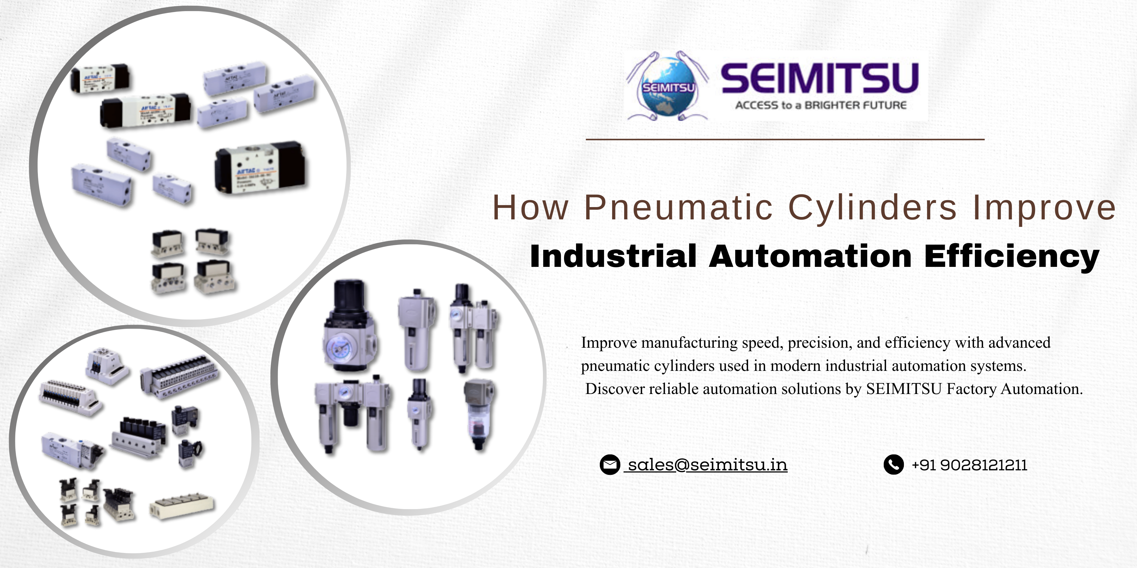 Pneumatic Cylinders Improve Industrial Automation Efficiency